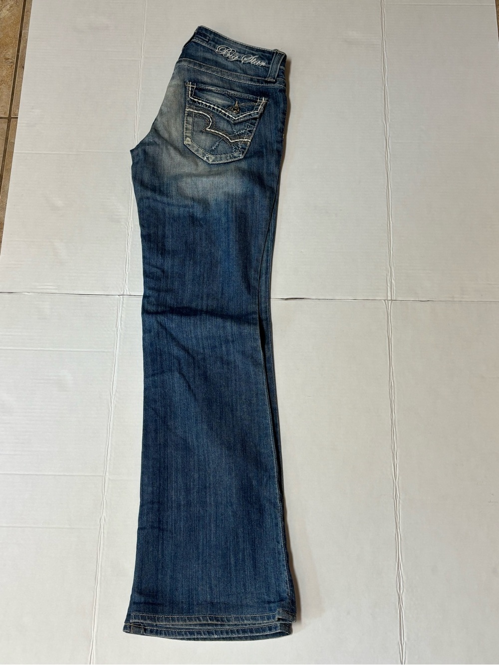 Big Star Maddie Mid Rise Bootcut Jeans 28 XL